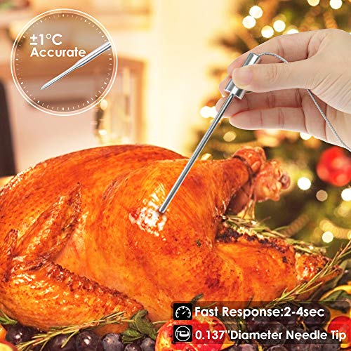 Chugod Grilling BBQ Meat Thermometer Probe Replacement Temperature