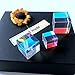 3 Pack Optical Glass, RGB Dispersion Prism Cube, for Teaching Light Spectrum Physics (Varied Size)