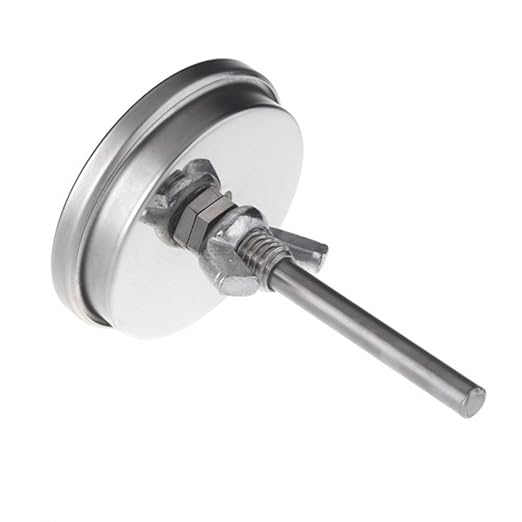 ShoppingLane Barbecue Smoker Pit Grill Thermometer Temperature Gauge with Dual Gage