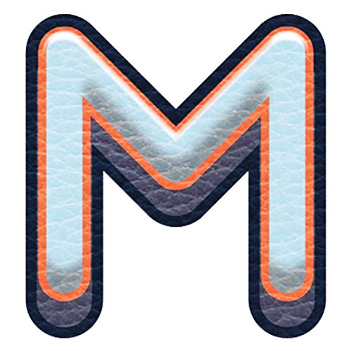 STIK IT UP Cell Phone Stickers, Letter M