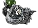 DWK Animal Decorative Table Top Wine Bottle Holder | Home Bar Decor | Wine Accessories for a Wine Bar | Kitchen Organization | Great Gifts for Her (Black Dragon)