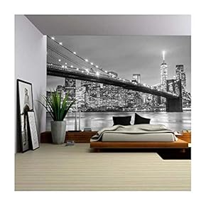 Brooklyn Bridge and New York City Manhattan Downtown...