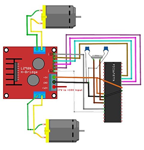 Anmbest 5PCS L298N Dual H Bridge DC Stepper Motor Driver Controller Board Module for Arduino Smart Car UNO R3 Raspberry Pi Mega2560 - Thumbnail 7