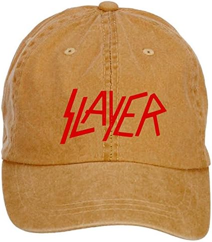 nmmnggsimida Unisex Slayer Band Speed Metal Logo Baseball Caps One Size ColorName Velcro Adjustable