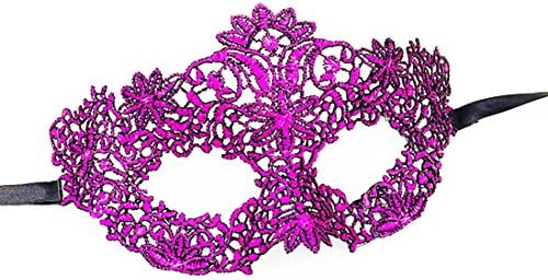 Mysterious Angel Halloween Makeup Party Party Sexy Lace Mask (Lace Purple 1)