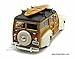 20028cm Yatming - Ford Woody w/ Surfboard (1948, 1:18, Cream) 20028 Diecast Car Model 1 18 Vehicle Toy Auto Automobile Metal