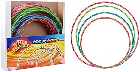 Multicolour Hula Hoop Children's Adult Fitness Activity Plastic Hola Hoop Stripe Small 55m Wilsons Direct (4)