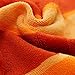 VANWEIDI Bath Hand Towel Sets - Yoga 3pc Hotel & Spa Quality Luxury Bathroom Beach Sheet Super Absorbent Soft Light Rugs - 100% Cotton(Orange)