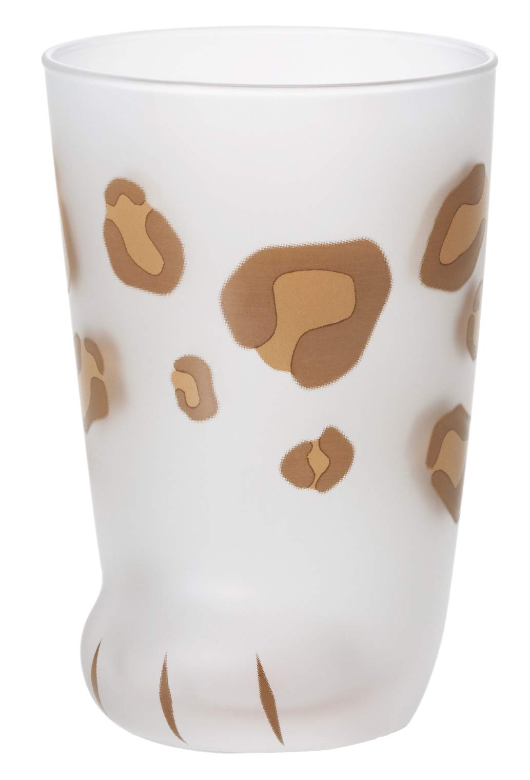 Aderia Japan Japanese Glass Tumbler Cup 300ml Cat Paw Coconeco - Pink Pawn Ball Panther Cat 6046 - Japan Import