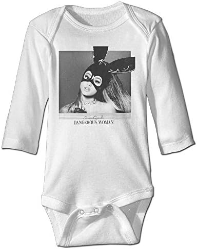 Ariana Grande Dangerous Woman Unisex Boys Girls Baby Onesies Bodysuits Long Sleeve