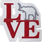 DST Sorority Embroidered Applique Sew or Iron-On Patch Collection for Bag Jacket Clothing (Delta Love Park)