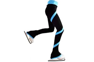 JoyCan Girls Figure Skating Pants Striped with Diamond Wool for for Child and Adlt to Wear While Skating