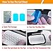 OHYAIAYN 48pcs Gel Sheets for Gel Pad, Abs Trainer Replacement Gel Sheet Abdominal Toning Belt Muscle Toner Ab Trainer Accessories (2pcs/Packs, 24packs/Box)