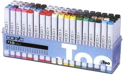 Copic Markers 72-Piece Marker Set, Set B by Copic Marker