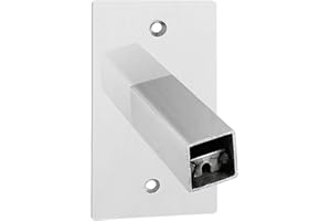 SHARNDY Electric Heated Towel Rack Polished Square Hardwired Kit for Wall Mounted Polish Chrome Square Towel Warmer ETW13-2A/ETW13/ETW13C (Square Polished 0.78 x 0.78)