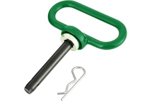 JOYTRACE Magnetic Hitch Pin - Heavy Duty Ultra Strong Neodymium Magnet Trailer Gate Pin for Easy One-Handed Hook On & Off, for Lawn Mower Trailer Hitch Pin and Tow Behind Attachments（Green）