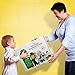 USA Map & Presidents Puzzles for Kids Ages 4-8. 2-in-1 Magnetic United States Puzzle Kit.