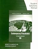 Ssm - Contemporary Precalculus : A Graphing Approach, Hungerford, Thomas W., 0495553999