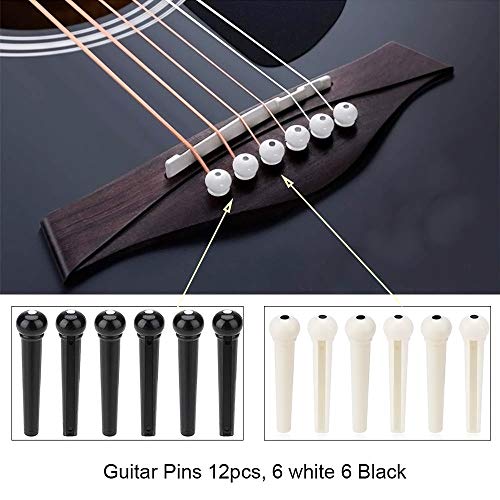 image for Pinowu Acoustic Guitar Strings Changing Kit (44pcs) - Guitar Tool Kit 