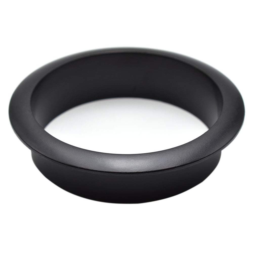 2-3/8 Inch(60mm) Zinc Alloy Desk Hole Cover Grommets Black Wire Cord Cable Organizer for Computer Desk Cabinet