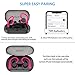 Wireless Headphones, APEKX True Wireless Bluetooth 5.0 Sports Earbuds, IPX7 Waterproof Stereo HiFi Sound, Built-in Mic Earphones with Charging Case (Pink)