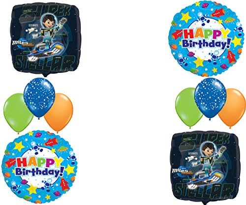 Miles From Tomorrowland Happy Birthday Balloon Set