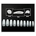 Ballerina Nails Natural Coffin Nail Tips 500 Pieces Half Cover Long Acrylic False Nails for Nail Salons and DIY Nail Art