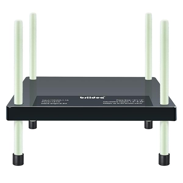 Chicks Heating Plate, Briidea 12'' *12'' Chick Brooders with Adjustable ...