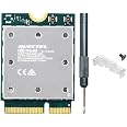Tarjeta WiFi 7 Sxmrmnx QCNCM865 - Triple Banda (2.4G/5G/6G) Hasta 5.8Gbps, Bluetooth 5.4, Con Antena Externa 12 DBi