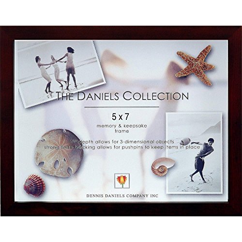 Dark walnut deep craft Keepsake Box - 5x7