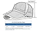 ELLEWIN Unisex Breathable Quick Dry Mesh Baseball Cap Running hat