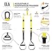 Suspension Trainer Bundle Kit I All in One I Bodyweight Training Straps - 3 Resistance Loop Bands - Wall Mount Bracket - Carrying Bag - Exercise Book I Body Workout & Home Gym