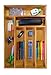 Drawer Organizer - This Durable Wood Cutlery Tray Is Large Enough for Your Silverware, Utensils, or Gadgets - By JA Kitchens (Natural wood)