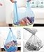 Trash Bags Adroitbear 5 Gallon Kitchen Trash Bags Strong Material Small Size 17.7 x 23.6 Inch for Office Home Waste Bin 150 Counts (Blue)