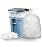 Plasticplace 32-33 Gallon Clear Trash Bags – High Density, Case Of 250, Unscented