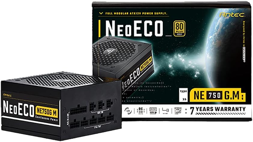 Antec NeoECO 750W Modular Power Supply 80 Plus Gold PSU