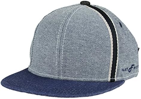 Flat Fitty Selvage Stich Blue Cap, Denim Blue