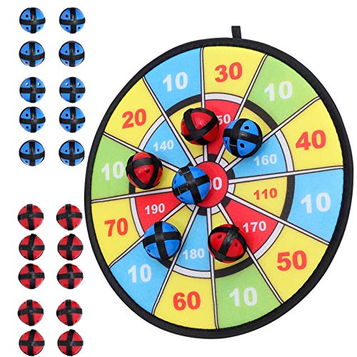 Kids Dart Board Game with 20 Balls Using HookandLoop Fasteners 11.8