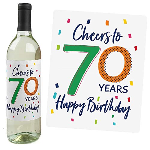 1 70th+Birthday+Cheerful+Seventieth+Decorations