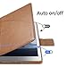 Spigen iPad 9.7 2018 / 2017 Case, Stand Folio iPad 9.7 Case Multi-Functional Premium Leather Stand with Pocket Hand strap with Auto Sleep and Wake Function for Apple iPad 9.7 2017 inch - Brown