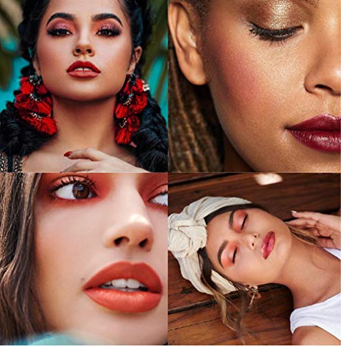 Highlighter Palette，Highlighter Makeup Palette, Glow Bronzer Highlighter Powder Kit,Face illuminator makeup palette