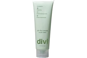 Divi Air Dry Styling Cream - Fights Frizz for 24 hrs, for Natural Hair Texture, Smooths & Defines Curls - 4 Oz