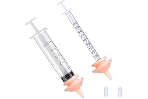 HAOYUSTORE Pet Feeding Silicone Nipples are Suitable for Newborn Kittens, Puppies, Rabbits, and Small Animals (2 Sets)