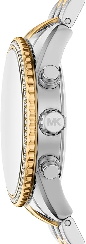 Bryant MK7582 - Reloj de Acero Inoxidable de Dos Tonos para Mujer, 35 mm