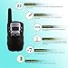Zomei T388 2Pcs Mini Walkie Talkie 3-5KM Range 22-Channel FRS/GMRS UHF Two-Way Radios Coloful Walkie-Talkie For Kids(Black)