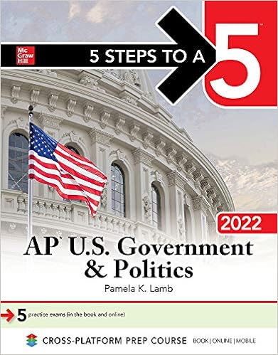 Amazon Com 5 Steps To A 5 Ap U S Government Politics 2022 9781264267644 Lamb Pamela Books