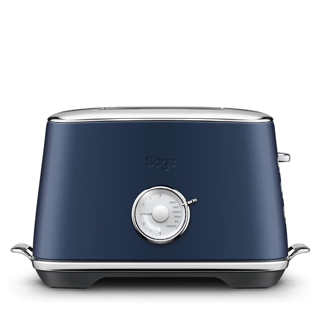 Sage - Toast Select Luxe - Compact 2-Slice Toaster - 6 Preset Settings, 1000 W, Variable Browning Level, LED Countdown Indicator - White, Brown, Grain, Fruit, Rye, Crumpet - Damson Blue