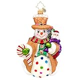 Christopher Radko Waffle Wally Gingerbread Themed Ornament  4.5
