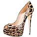 MERUMOTE Women's High Heels Platform Shoes Peep Toe Pumps Dress Wedding Party