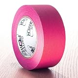 REAL Professional Grade Gaffer Tape by Gaffer Power, Made in the USA, PINK FLUORESCENT 2 Inches by 30 Yards, UV Blacklight Reactive Fluorescent Heavy Duty Gaffers Tape, Non-Reflective, Multipurpose. B